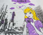  28602 Майка "GIRLS" д.дев. белый